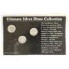 Image 2 : ULTIMATE SILVER DIME COLLECTION 1916 BARBER DIME,