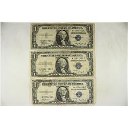 3-1935-A $1 SILVER CERTIFICATES BLUE SEALS