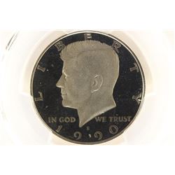 1990-S KENNEDY HALF DOLLAR PCGS PR69 DCAM