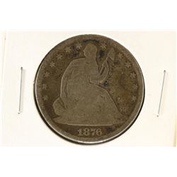 1876 SEATED LIBERTY HALF DOLLAR