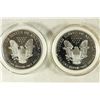 Image 2 : 1997-P & 2000-P PROOF AMERICAN SILVER EAGLES IN
