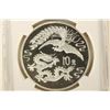 Image 1 : 1990 CHINA DRAGON AND PHOENIX SILVER 10 YUAN