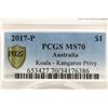 Image 3 : 2017-P AUSTRALIA KOALA-KANGAROO PRIVY SILVER