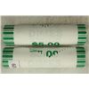 Image 1 : 2-$5 ROLLS OF 2009-D ROOSEVELT DIMES BRILLIANT UNC