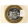 Image 2 : CASINO $10 SILVER TOKEN (UNC) LUXURY CRUISE