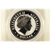 Image 2 : 2008-P AUSTRALIA GILT KOOKABURRA 1 OZ SILVER