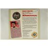Image 2 : BABE RUTH SILVER PROOF TOKEN ON THE LEGENDS