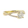 Image 1 : 1.04 ctw Diamond Ring - 18KT Yellow Gold