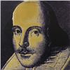 Image 2 : Steve Kaufman (1960-2010), "Shakespeare" Hand Painted Limited Edition Silkscreen