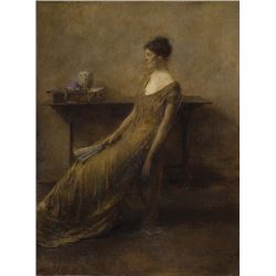 Thomas Dewing - Lady in Gold