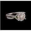 Image 1 : 1.35 ctw Diamond Ring - 14KT White Gold