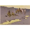 Frederic Sackrider Remington  - A New Year on the Cimarron
