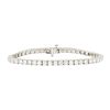 8.45 ctw Round Brilliant Cut Diamond Tennis Bracelet - 18KT White Gold