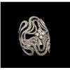 Image 1 : 14KT White Gold 1.62 ctw Diamond Ring