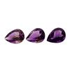 Image 1 : 23.54 ctw.Natural Pear Cut Amethyst Parcel of Three