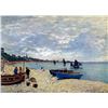 Image 1 : Claude Monet - The Beach at Sainte Adresse #2