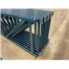 Image 2 : 10 BAYS OF BLUE 20' MASTORACK INDUSTRIAL PALLET RACKING WITH 3,  8' SHELVES PER BAY