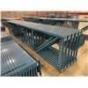 Image 2 : 10 BAYS OF BLUE 20' MASTORACK INDUSTRIAL PALLET RACKING WITH 3,  8' SHELVES PER BAY
