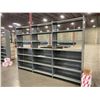 Image 2 : 10 BAYS OF GREY METAL 18"D X 99"H ADJUSTABLE INDUSTRIAL PARTS SHELVING, 7 SHELVES PER BAY