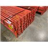 Image 2 : 30 - ORANGE REDIRACK 10' X 4" INDUSTRIAL PALLET RACKING CROSSBEAMS
