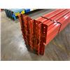 Image 2 : 14 - 3" X 10' ORANGE REDIRACK INDUSTRIAL CROSSBARS