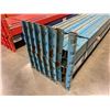 Image 2 : 14 - 4 1/2"" X 9' BLUE INDUSTRIAL PALLET RACKING CROSSBEAMS