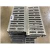 Image 2 : PALLET OF 12' LENGTHS GALVANIZED METAL FLOOR DRAIN COVERS
