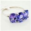 Image 2 : 10K  NATURAL TANZANITE(3CT) RING