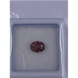 IMPERIAL ZIRCON (NOT CZ), 1.32CT, 7.3 X 5.6 X 3.1MM, COLOR REDDISH, OVAL SHAPE, CLARITY VSI, LUSTER