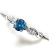 Image 2 : 10K  BLUE TREATED DIAMOND (0.52CT) & DIAMOND (0.15CT) RING