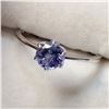 Image 2 : 10K  TANZANITE (0.7CT) RING