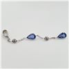 Image 2 : 10K  SAPPHIRE-CEYLON (1.5CT) DIAMOND (0.19CT) PENDANT