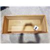 Image 2 : ROLLING WOOD STORAGE CRATE 45.25"L X 19.75"W X 20"H