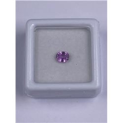 RARE PURPLE PINK SAPPHIRE 0.54CT, 5.20 X 4.37 X 2.54MM, COLOR PURPLE PINKISH, SHAPE OVAL, CLARITY