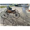 Image 2 : VINTAGE WOOD HORSE CARRIAGE CART