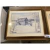 Image 2 : 2 FRAMED ART PIECES (1 PRINT 1 PAINTING)