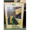 Image 1 : FRAME & SIGNED LEP 1/1 BY UNKNOWN ARTIST '78 TITLED "THE POOL HALL (GRANVILLE ST.)