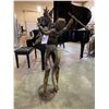 Image 2 : 2 PIECE APPROX. 4FT BRASS STATUE