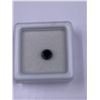 Image 1 : UNIQUE JET BLACK DIAMOND 0.77CT, 5.3 X 3.8MM, BRILLIANT ROUND CUT, CLARITY OPAQUE, LUSTER STUNNING,