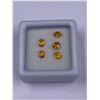 Image 1 : YELLOW SAPPHIRE 5PCS,1.30CT 4.0 X 3.0 X 2.1MM, OVAL SHAPE, CLARITY VSI, LUSTER STUNNING, ORIGIN