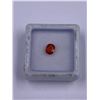 Image 1 : NATURAL ORANGE SAPPHIRE, 0.78CT 6 X 4.5 X 2.8MM, COLOR ORANGE, SHAPE OVAL, CLARITY VVS-IF, LUSTER