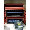 Image 2 : 2 FIRST AID PLASTIC STORAGE BINS WITH CONTENTS (SET DEC ITEMS)
