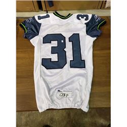 GAME ISSUED SEATTLE SEAHAWKS #31 NFL FOOTBALL JERSEY