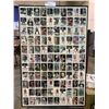 Image 1 : FRAMED UNCUT SHEET OF HOCKEY CARDS BRAND ULTIMATE TRADING CARD COPANY