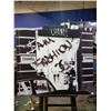 Image 1 : CHANEL PRINTED CANVAS (41.75 X 36")