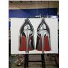 Image 1 : HIGH HEEL SHOES PRINTED CANVAS (48 X 36")