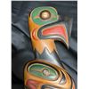 Image 2 : EAGLE AND SOLOMONS CREST CARVING WITH OPAL EYES SIGNED BY RUSSELL WILLIAMS 1995