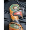 Image 3 : EAGLE AND SOLOMONS CREST CARVING WITH OPAL EYES SIGNED BY RUSSELL WILLIAMS 1995
