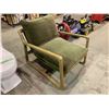Image 1 : MODERN DESIGNER GREEN ARMCHAIR
