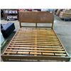 Image 2 : CRATE & BARREL WOOD KING SIZE BED FRAME